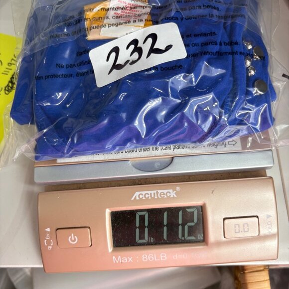 Ruby Rd. Petite Blue Top With Studded Shoulders sz PM Knit - Picture 5 of 5